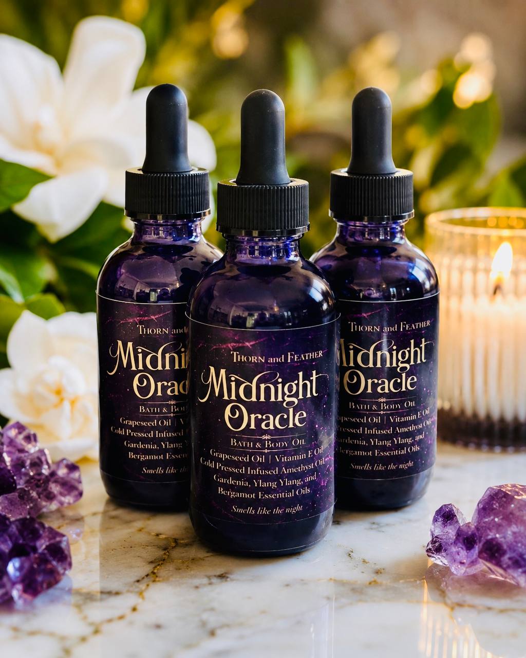 Midnight Oracle Body Oil by Thorn and Feather