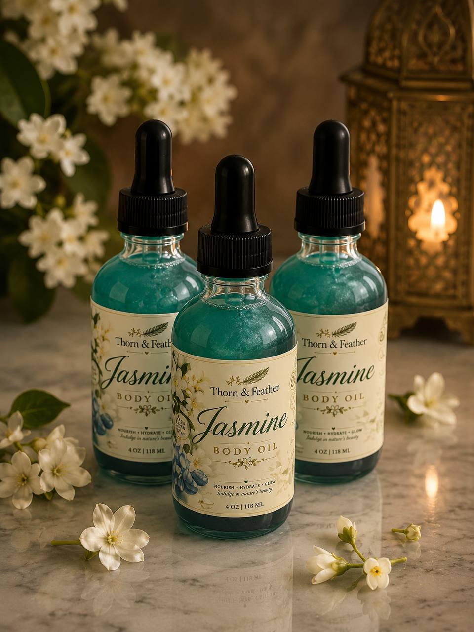Jasmine Body Oil by Thorn and Feather